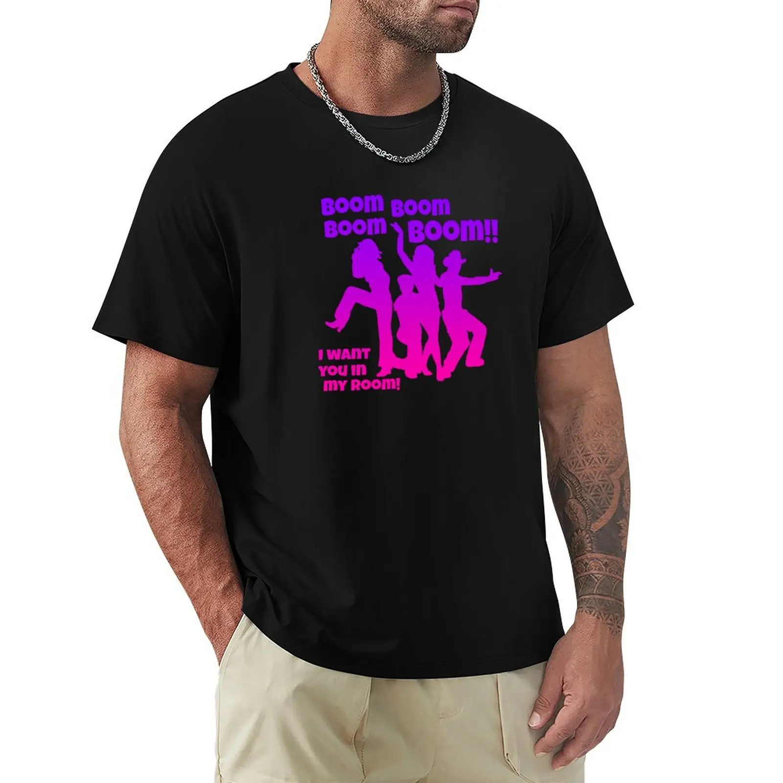 Vengaboys Boom Boom Boom Boom!! Camiseta de Manga Corta, Suave y Elástica