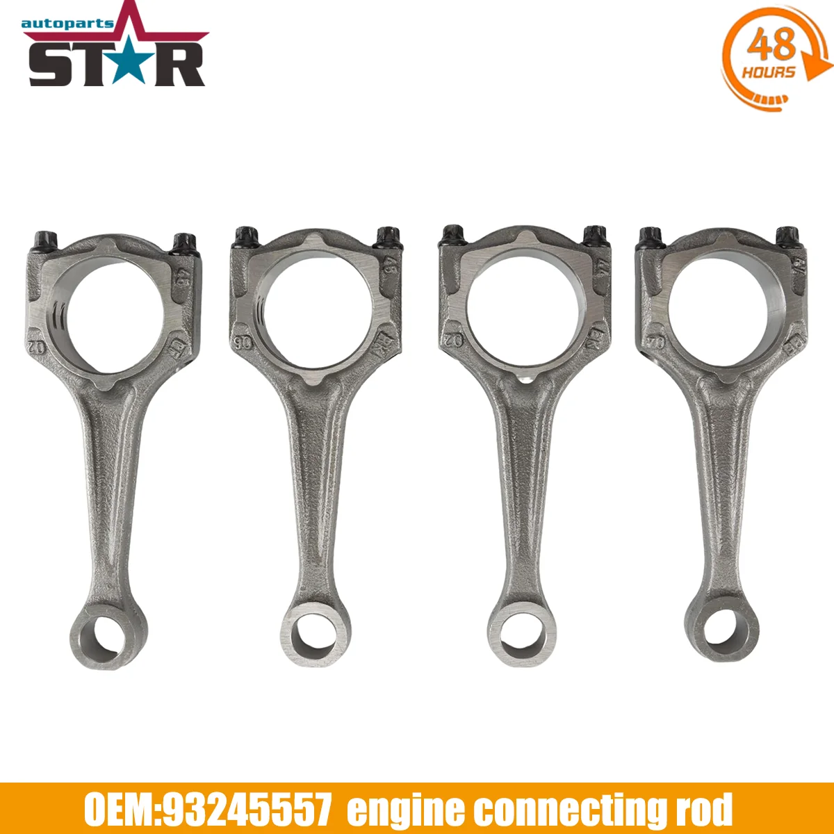 

4 шт. шатун двигателя 93325128 93245557 для Chevrolet Corsa 1,6 л с 1994-2012, автомобильные аксессуары