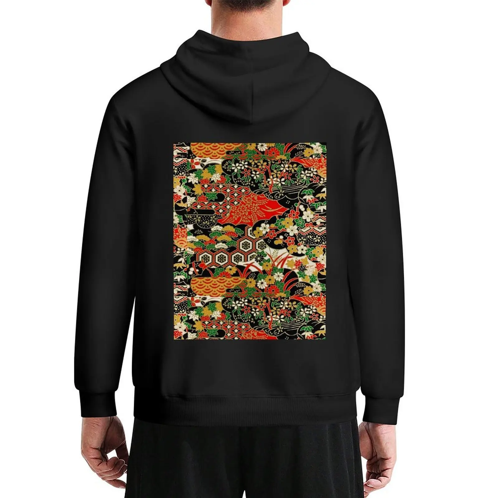 

Traditional Japanese Pattern Hoodie men's winter sweater blouse korean autumn clothes autumn new in hoodies & sweatshirts