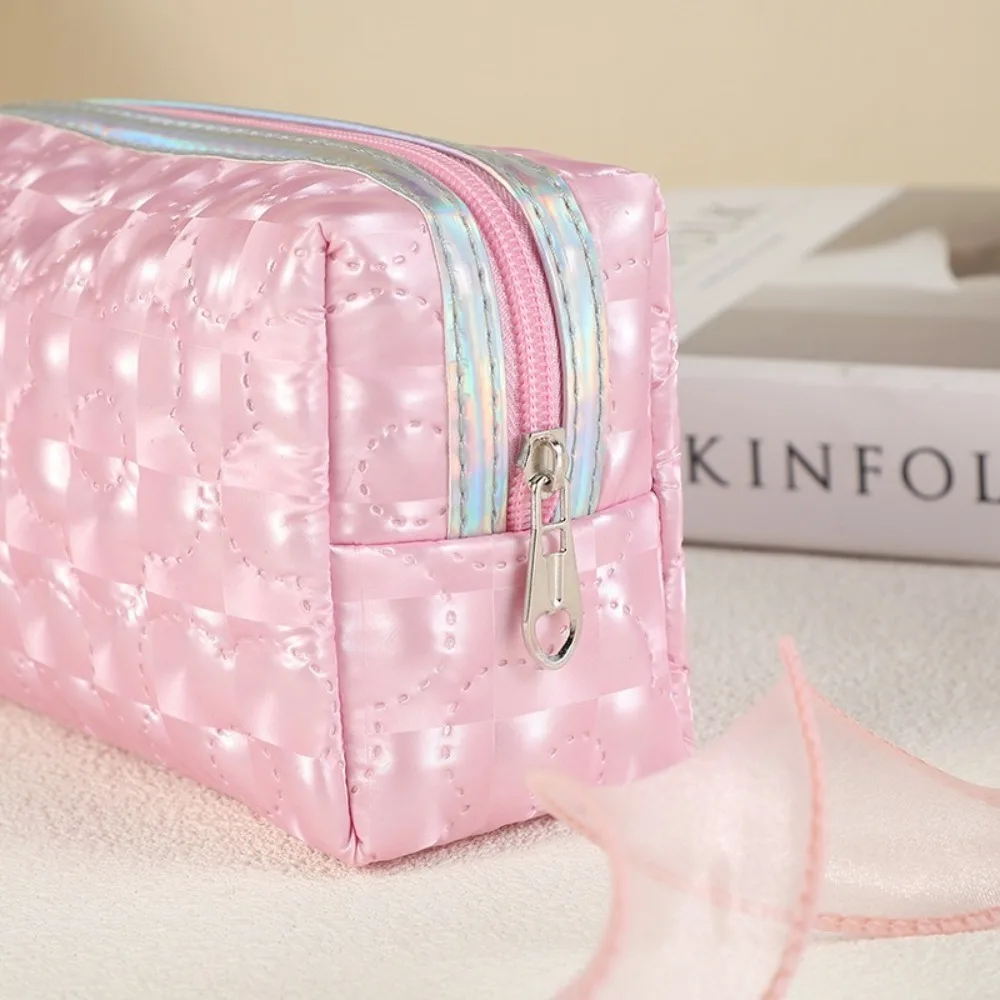 Portable Handbags Cosmetic Pouch Flower Design Large Capacity Toiletry Bag Zipper Travel Storage Bags Outdoor