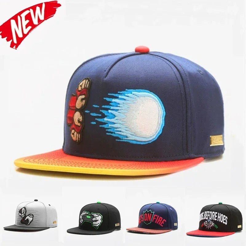 Moda di Lusso Del Ricamo Del Fumetto Berretti Da Baseball per Le Donne Degli Uomini HipHop Cavaliere Caps Sport Snapback Sun Trucker Cappello Gorras Hombre