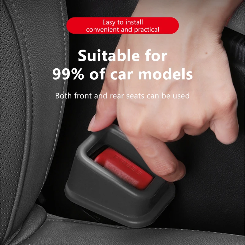 2/4pcs Car Seat Belt Buckle Cover Car Safety Belt Anchor Socket EVA Anti-collision Protection Cover Car Interior Accessories
