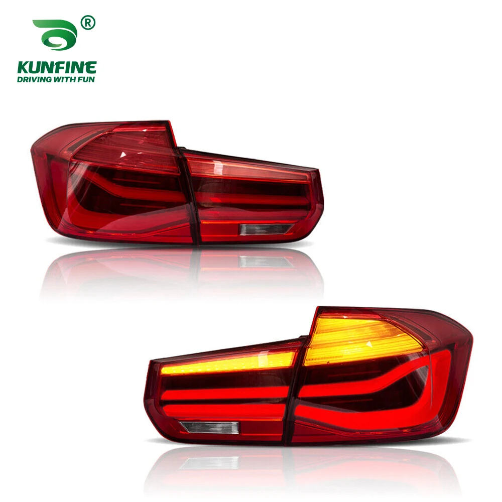 Pair Of Full LED Car Tail Light Assembly For BMW F35 F30 318i 318Li 320i 3 series 2013-18 Turn Signal with Sequential Indicator