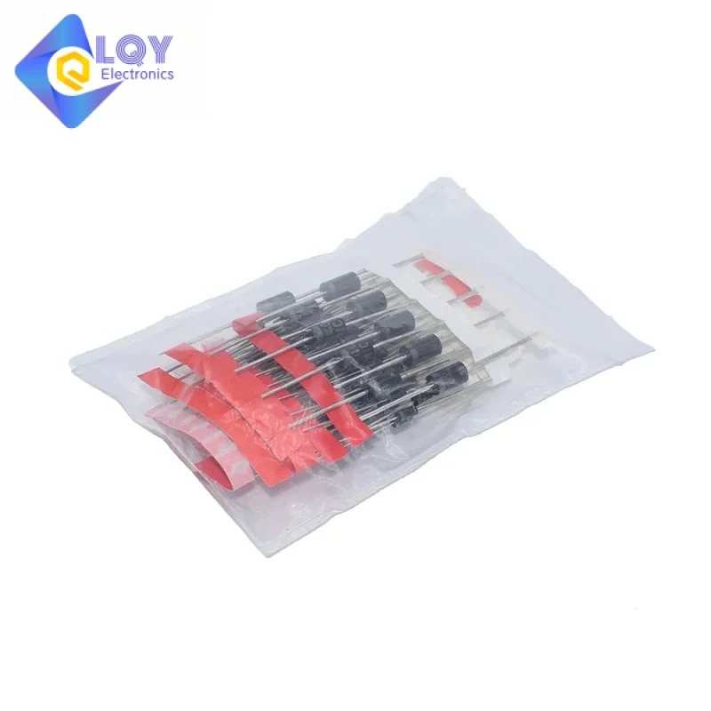 LQY 1N4148 1N4007 1N5819 1N5399 1N5408 1N5822 FR107 FR207,8values=100pcs,Electronic Components Package,Diode Assorted Kit