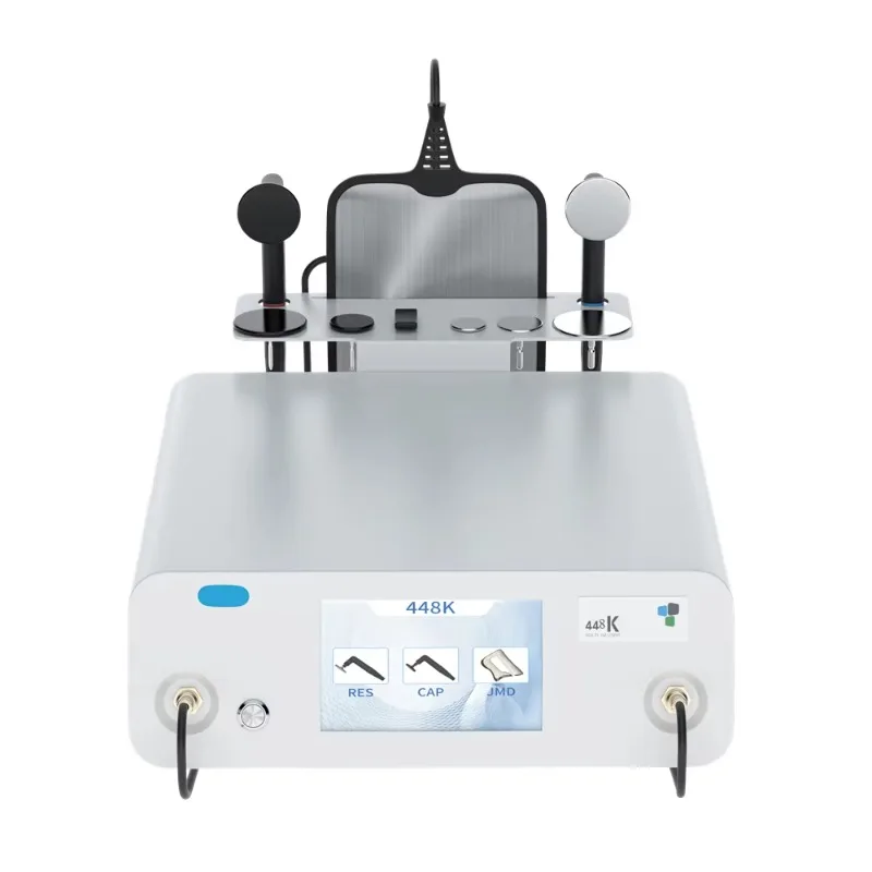 448KHz Diathermy RET/CET Resistive Energy Transfer Tecar Electric Muscle Stimulation Shock Wave Physiotherapy Machine