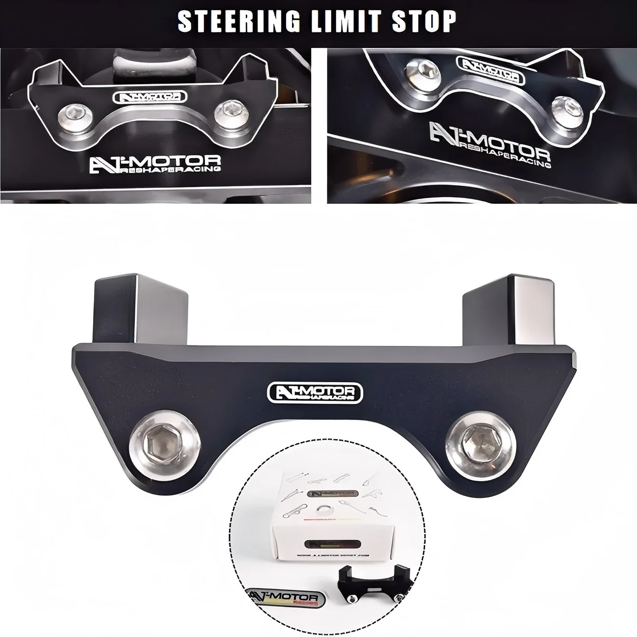 

Motorcycle Steering Stopper for Yamaha YZF-R3 2019-2025 | Steering Limit Stop Block | Handlebar Lock Protector