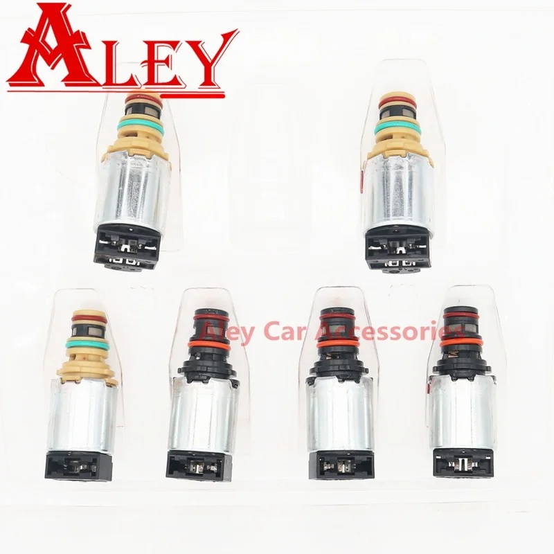 

6PCS Original New 6T45E 6T40E 6T30E Gearbox Transmission Solenoid Kit 8040951Y03 8040952Y03 For GM Regal LaCrosse
