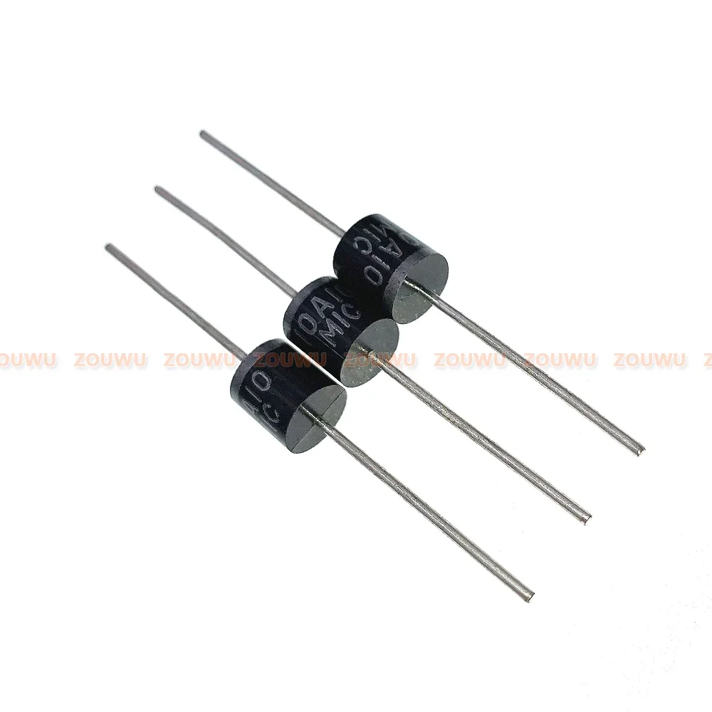 20PCS/LOT 10A10 Rectifier Diode 10A 1000V R-6 Axial 10 Amp 1000 Volt Electronic Silicon