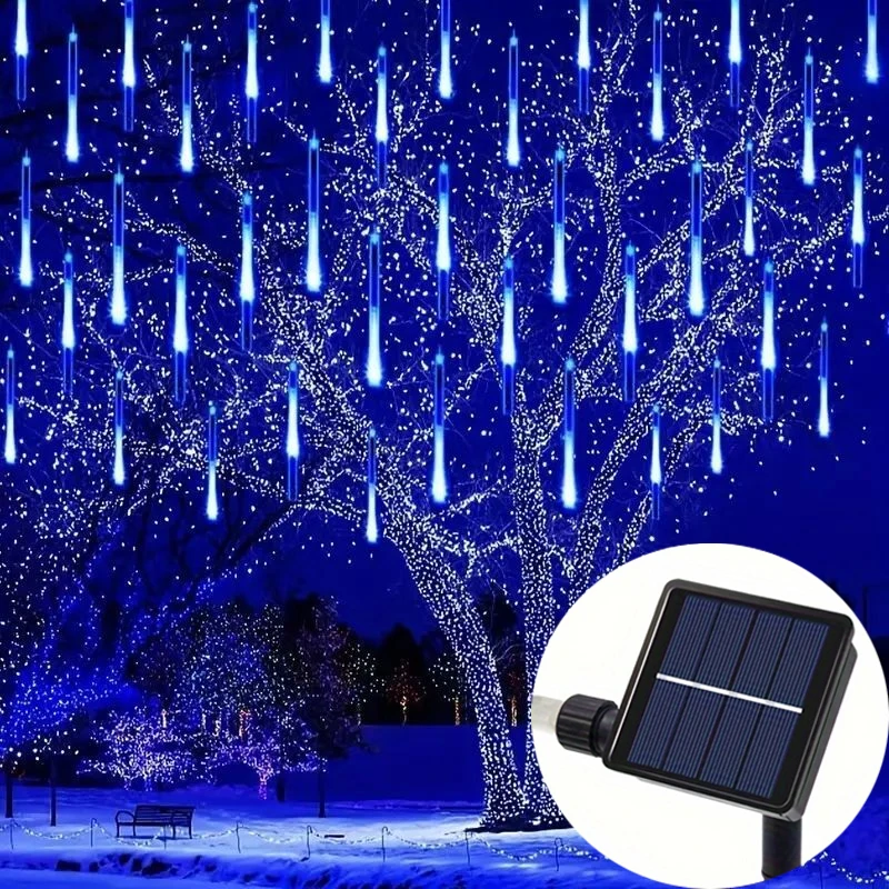 

192LED/288LED Meteor Shower Rain Lights Garden Street Tree Decor New Year Home Decor Outdoor Garland Christmas Decoration natal