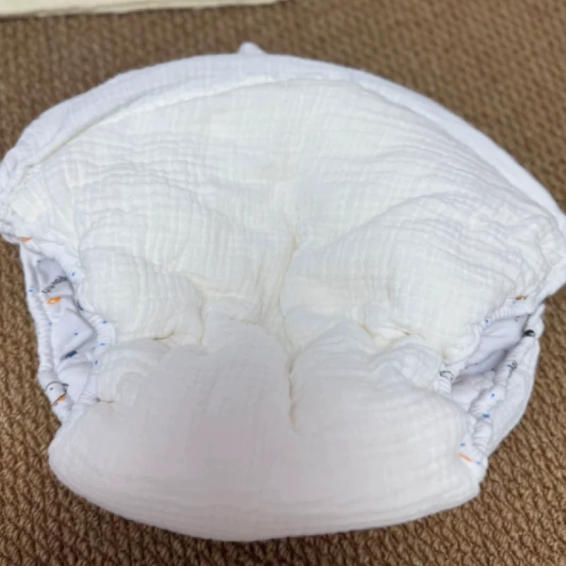 Plus Size Handmade Cotton ABDL Diaper Pocket Adult Cute Printed Reusable Training Pants Soft Breathable Nappies Panties