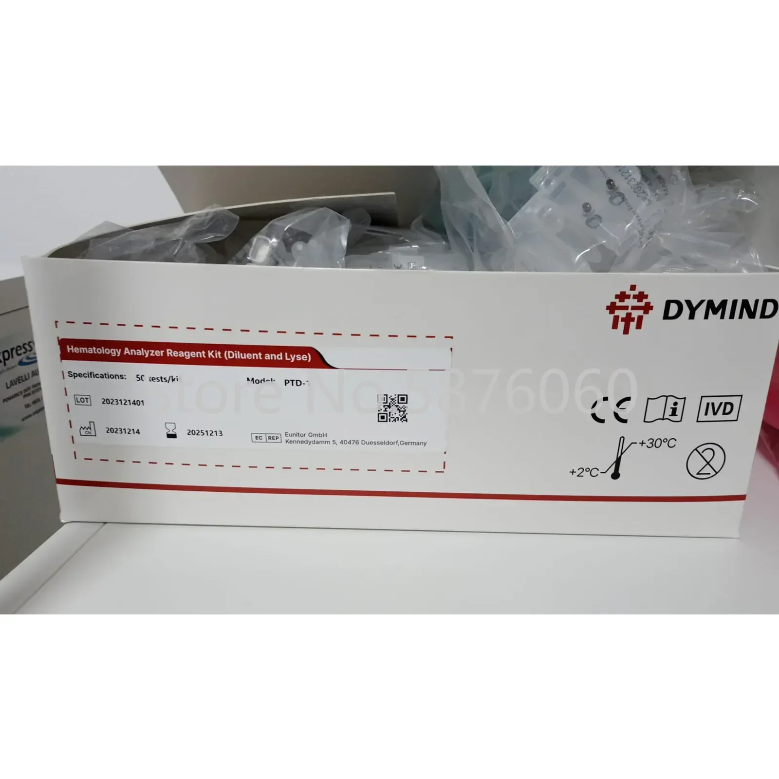 

Dymind DP-H10 Лабораторный дифференциальный анализатор гима-тологии Медицинские приборы Тесты PTD-1 50 шт. в коробке