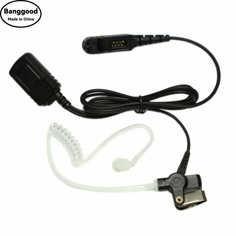 

Acoustic Air Tube PTT Mic Earpiece Earphone Headset For Motorola XIR P6620 XIR P6600 E8600 XPR3300 XPR350 Radio Walkie Talkie