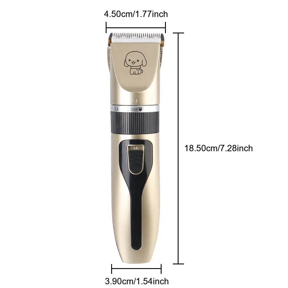 Professional 4-in-1 Electric Pet Grooming Tool Set Dog Hair Clippers USB Rechargeable Pets Haircut Trimmer Shaver Cats Supplies gallery 4