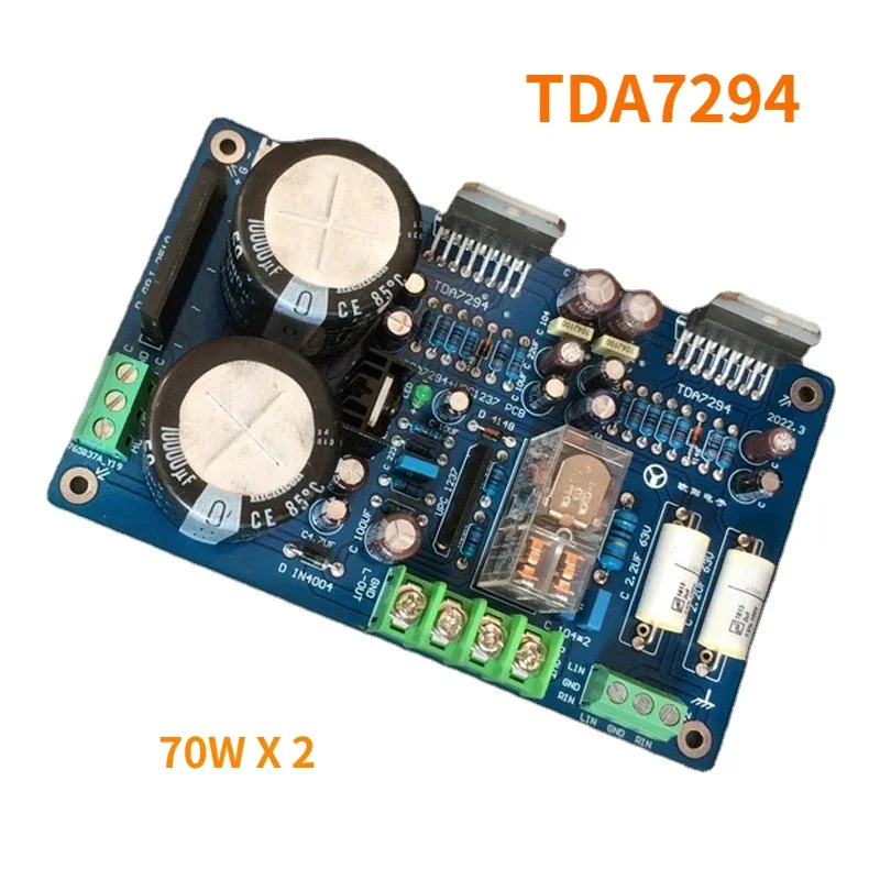 HIFI Audio TDA7294 Power Amplifier Board with Speaker Protection AC Dual 18-26V