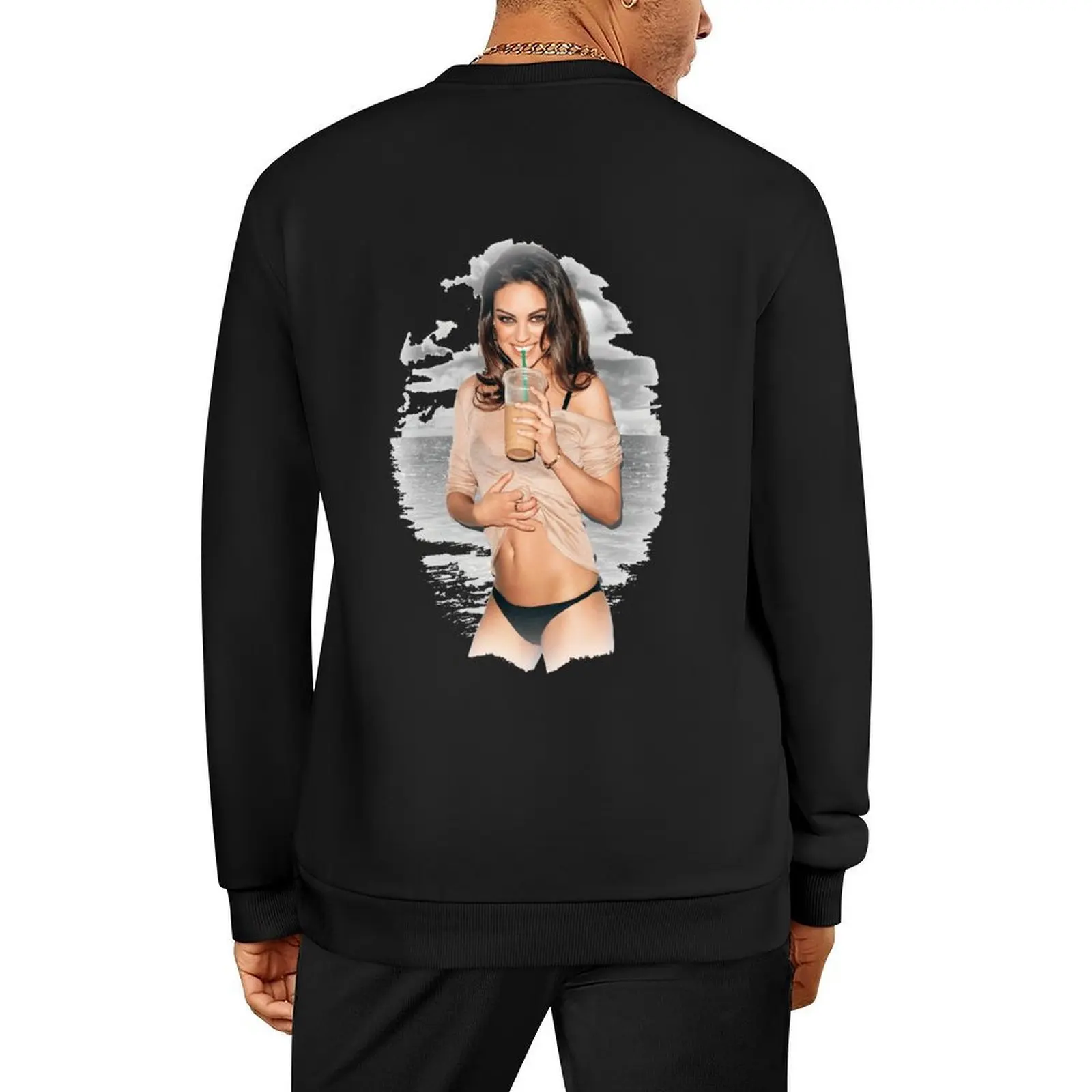 

Mila Kunis Pullover autumn new products autumn jacket men graphic t shirts men aesthetic clothing men's sweatshirt