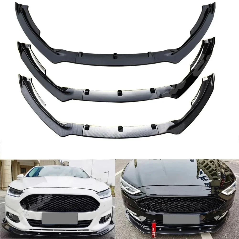 

Front Bumper Lip Spoiler Side Lower Splitters Body For Ford Fusion Mondeo 2013-2016 2017-2018 2019-2021