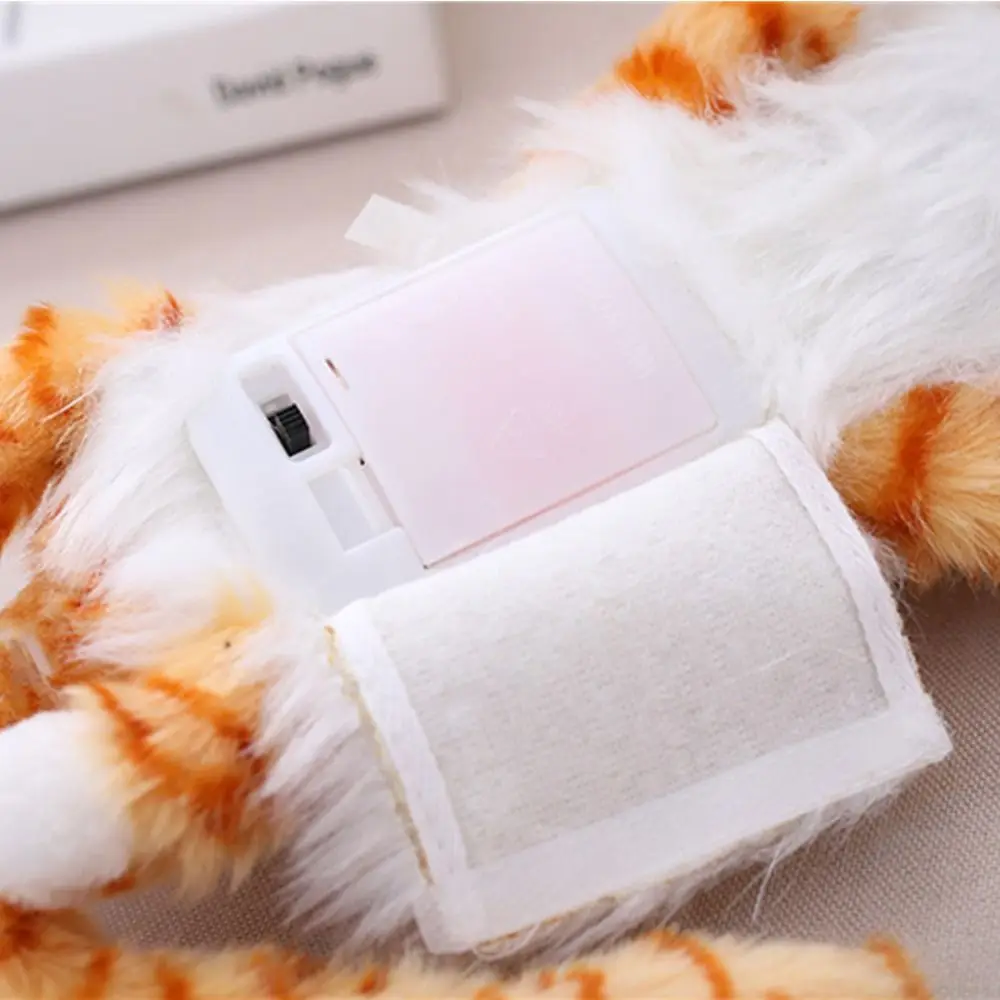 Stuffed Animal Electric Rolling Cat Simulation Interactive Electric Plush Toys Cute Fun Tumbling Barking Cat Animal Toy