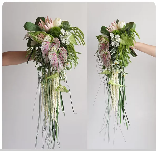 غابة المطيرة الاستوائية |   شلال يحمل الزهور الاصطناعية |   دعائم التصوير الفوتوغرافي لحفلات الزفاف في الفندق والحلي الفاخرة للمنزل