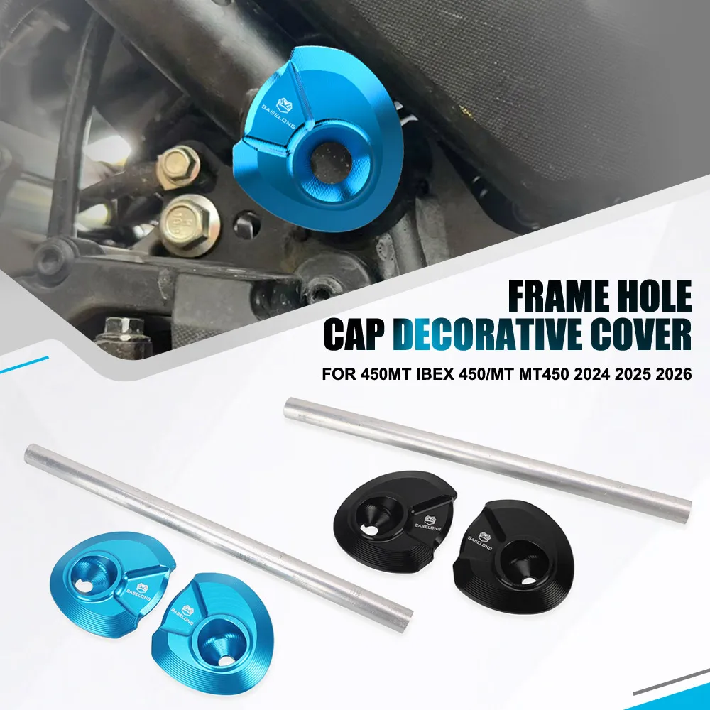 

For CFMOTO CF MOTO 450MT IBEX 450/MT MT450 2024 2025 2026 Frame Hole Cap Plug Frame Insert Swingarm Bolt Cover Accessories