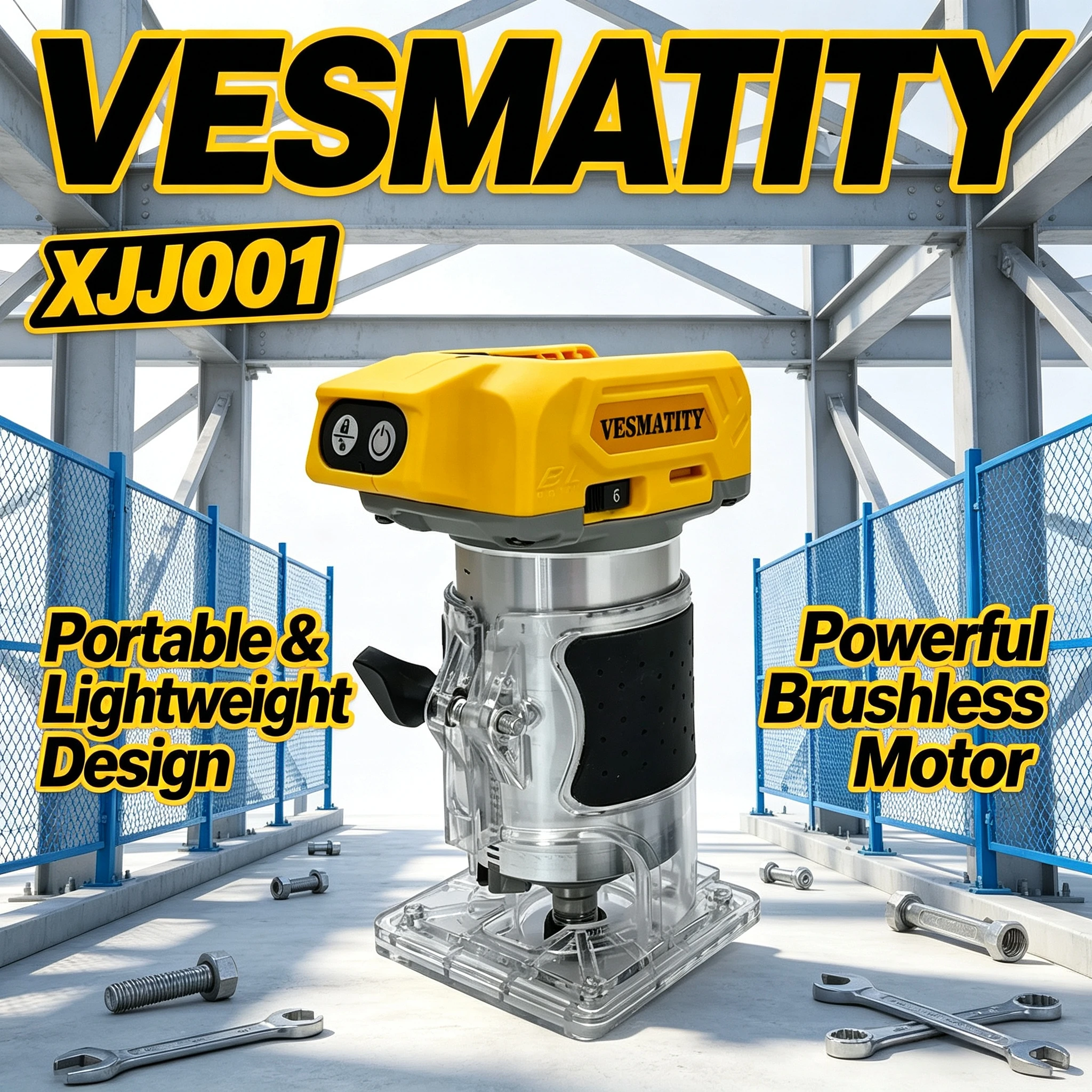 vesmatity-multifunctional-cordless-brushless-angle-grinder-cutter-electric-wrench-polisher-air-pump-heat-gun-power-tools-pro