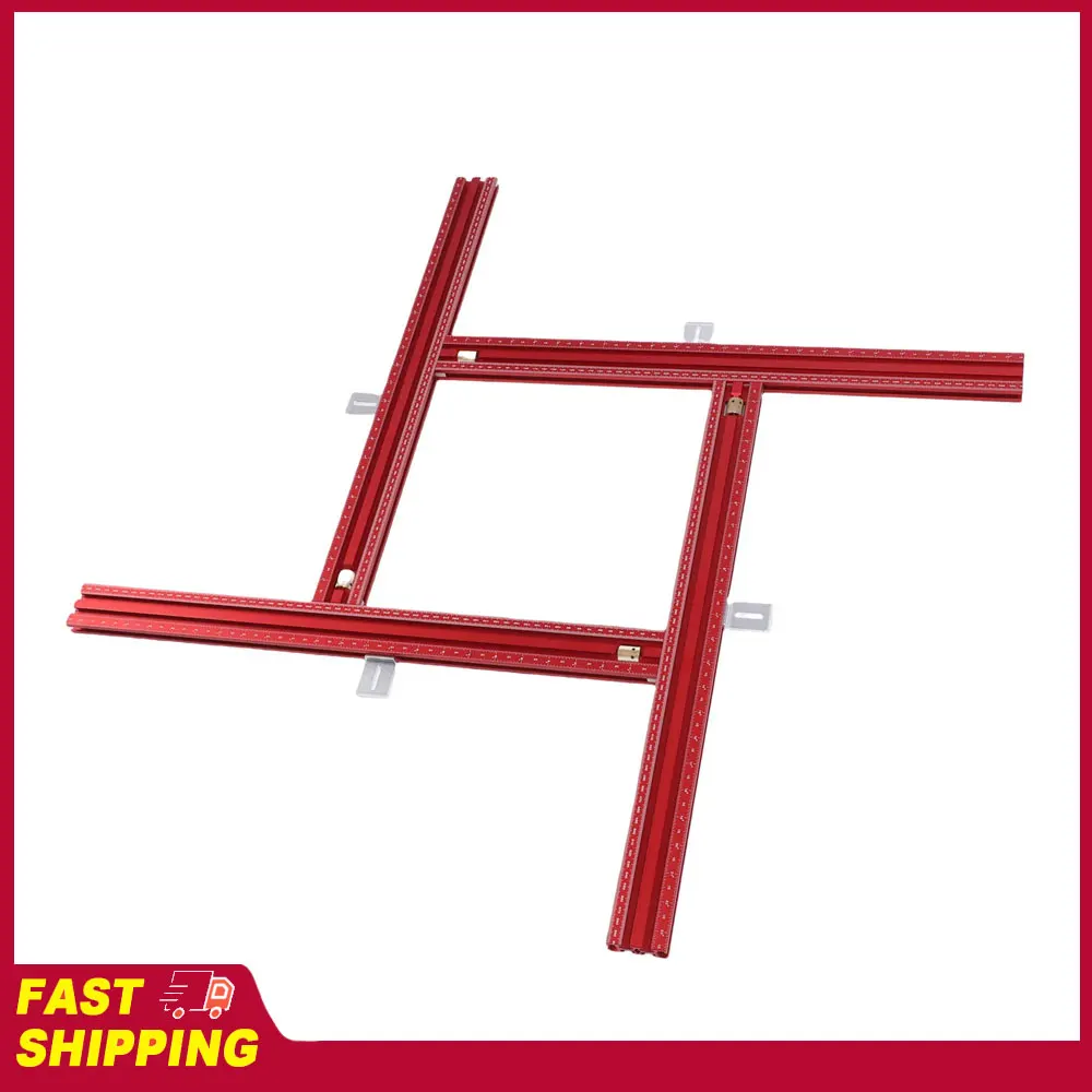 

Parallel Rail System Heavy Duty Aluminum Alloy Rail Joining Set Metric Imperial Units Easy To Read for Woodworking