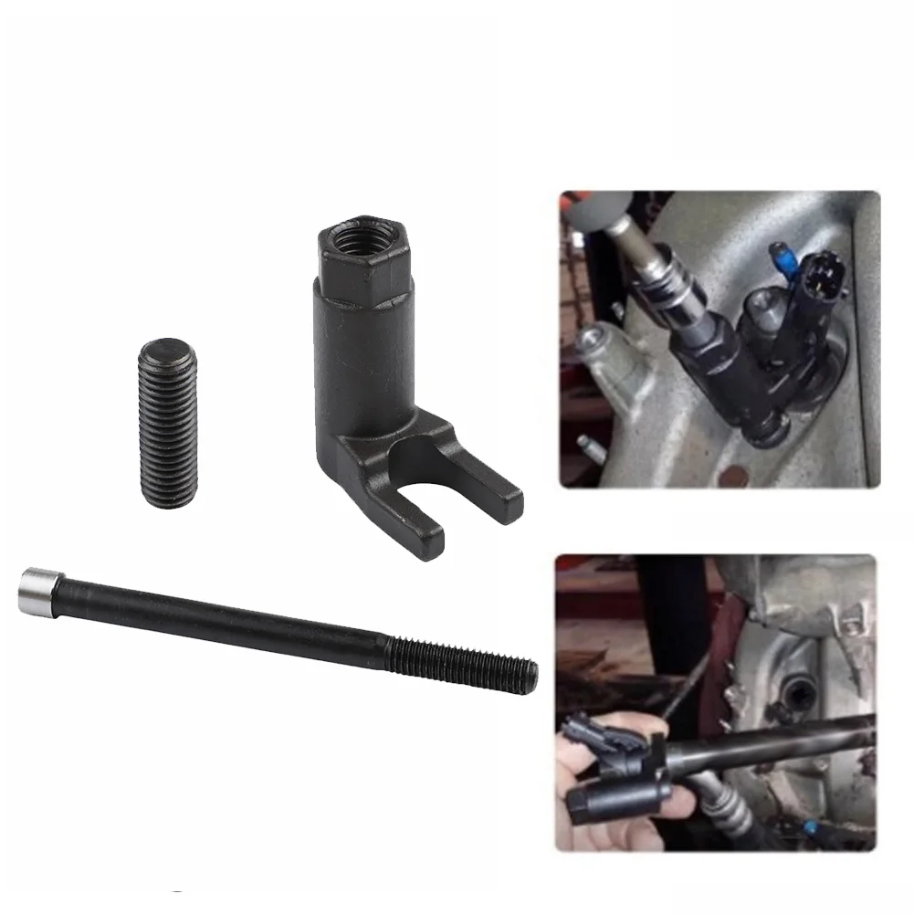 BLACK Diesel Injector Tool Kit Diesel Engine Maintenance Tool Fuel Injector Puller Robust Carbon Steel Swift Injector Removal