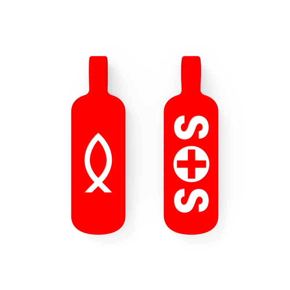 

Portable Emergency Medicine Bottle Pendant Lanyard Heart Saver Sed Medicine Box Nelace for ly People