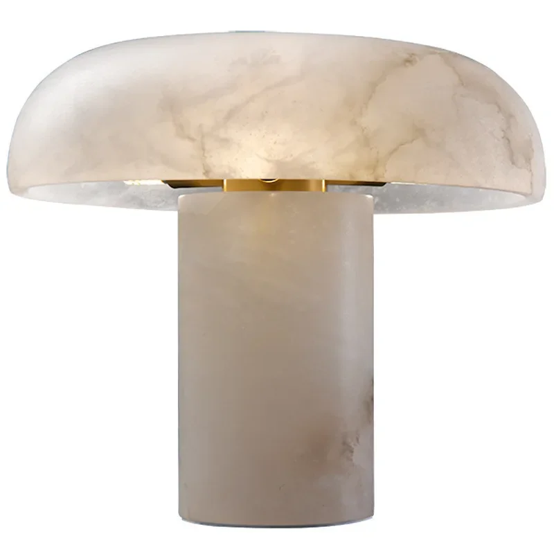 

Marble lamp advanced sense living room decoration bedroom bedside study desk modern simple high-end designer light luxury lamp