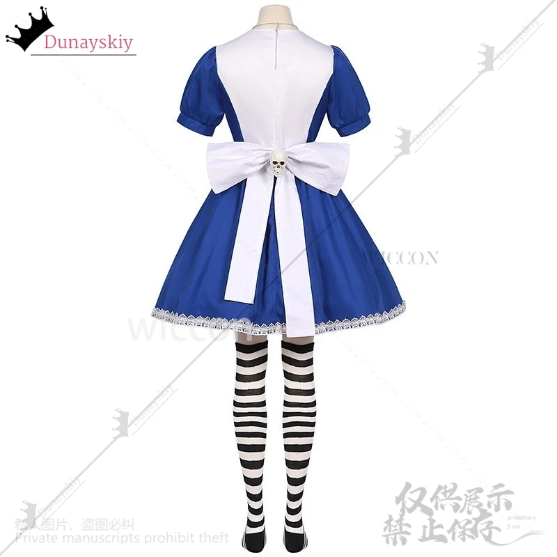 Anime Game Alicee Princess fur s, Madness Maid Tablier, Lolita Wigs, Props for Women, Girls, Halloween Party, Cosplay Costume, bt