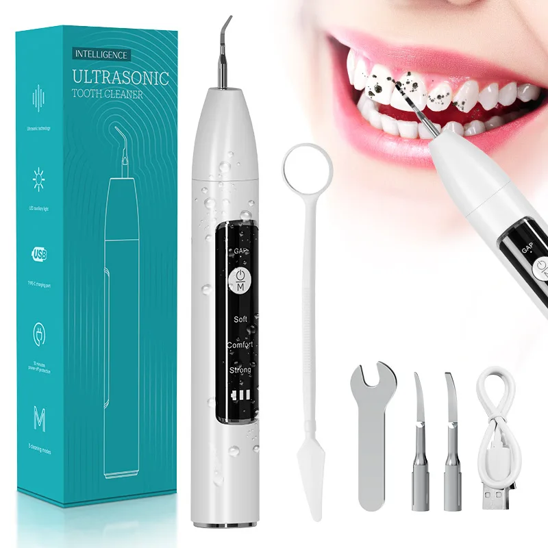 Электрический Очиститель зубов, ультразвуковой очиститель зубов, для отбеливания зубов, уход за полостью рта