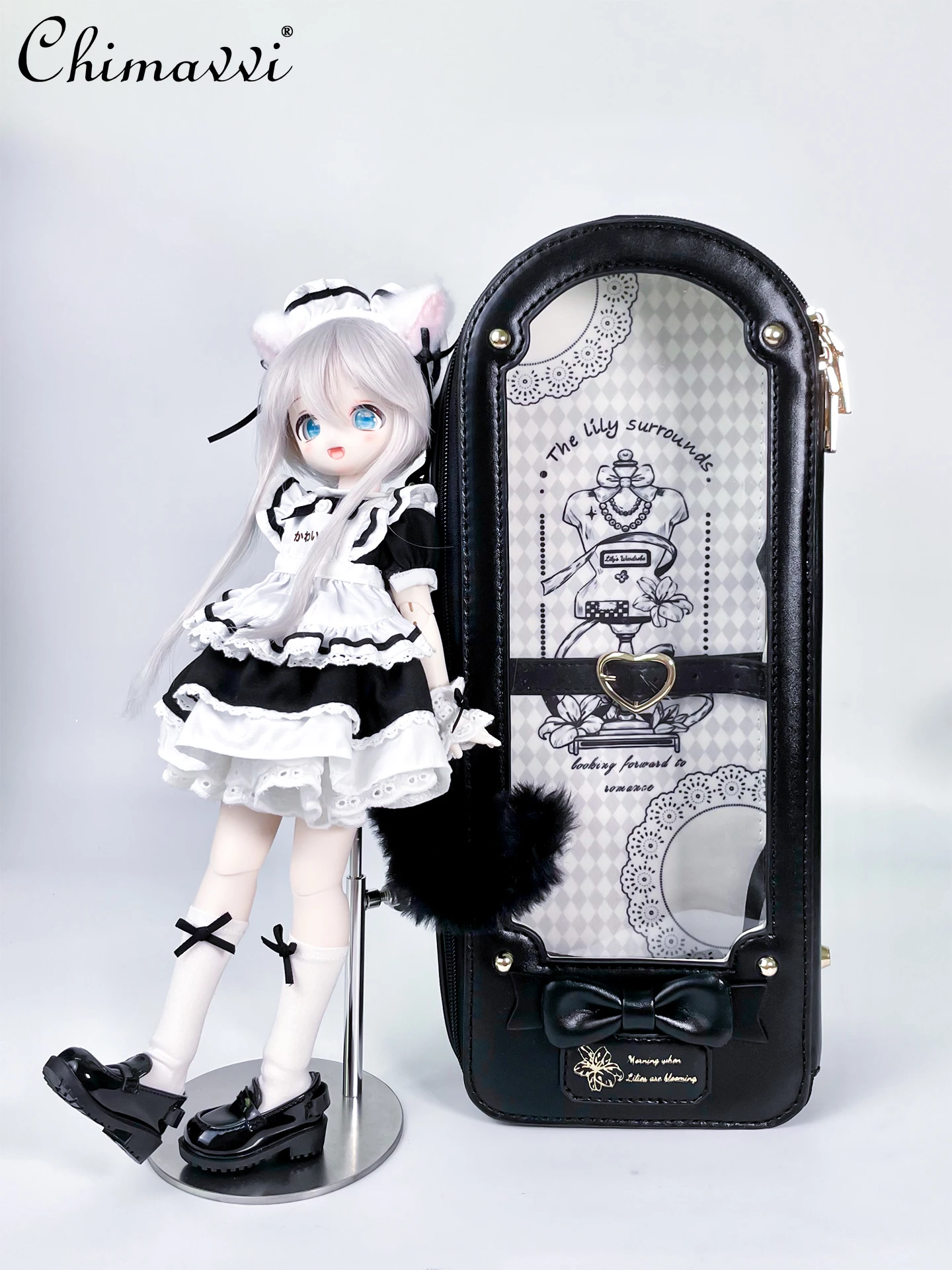 

Original 6 Points BJD Doll Bag Crossbody Handheld Commuting Bag Japanese Style Cute Girl Versatile Women's Y2k Backpack