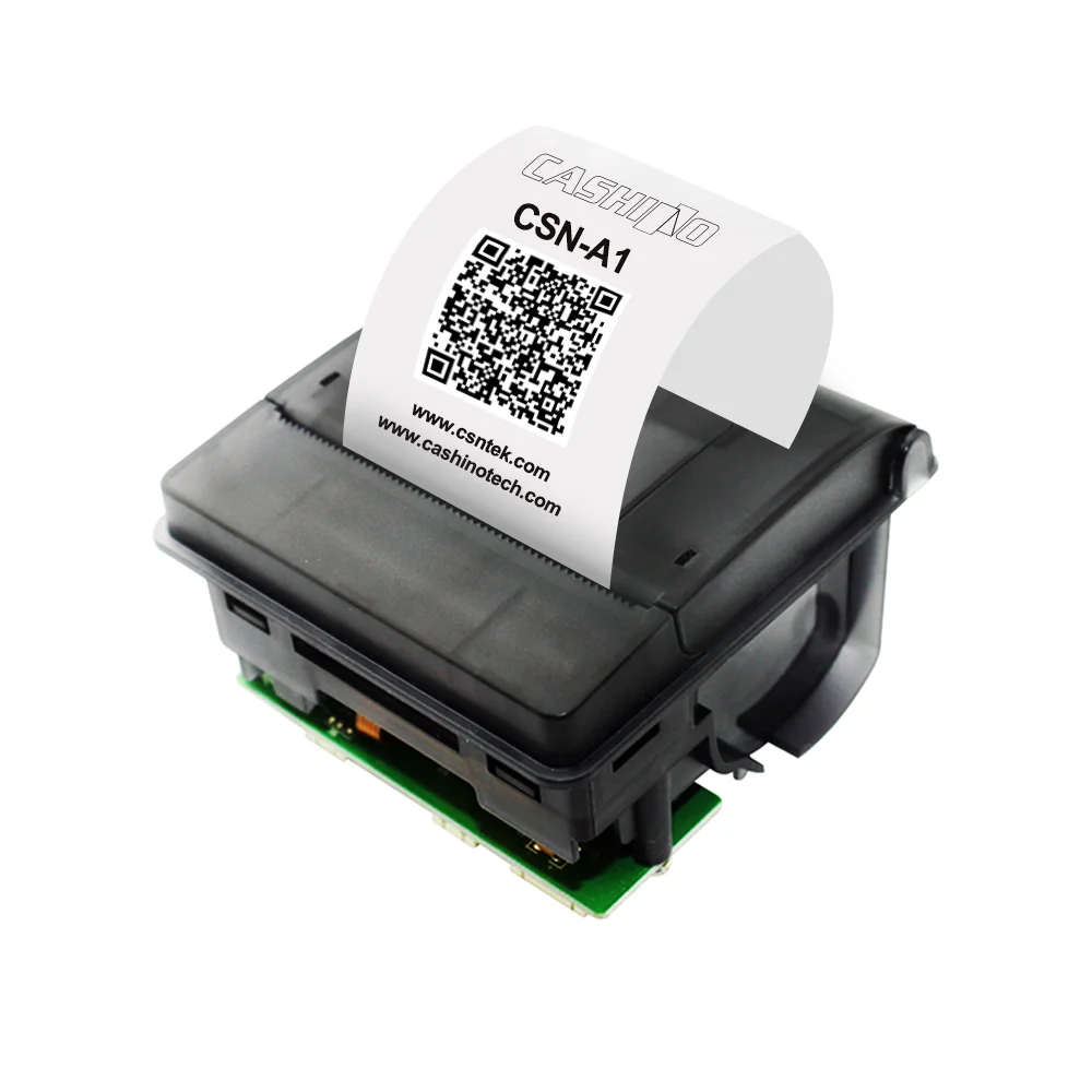 

CASHINO 58mm high speed mini USB embedded thermal bill panel mount printers CSN-A1 for weighing scales (USB, DC12V)