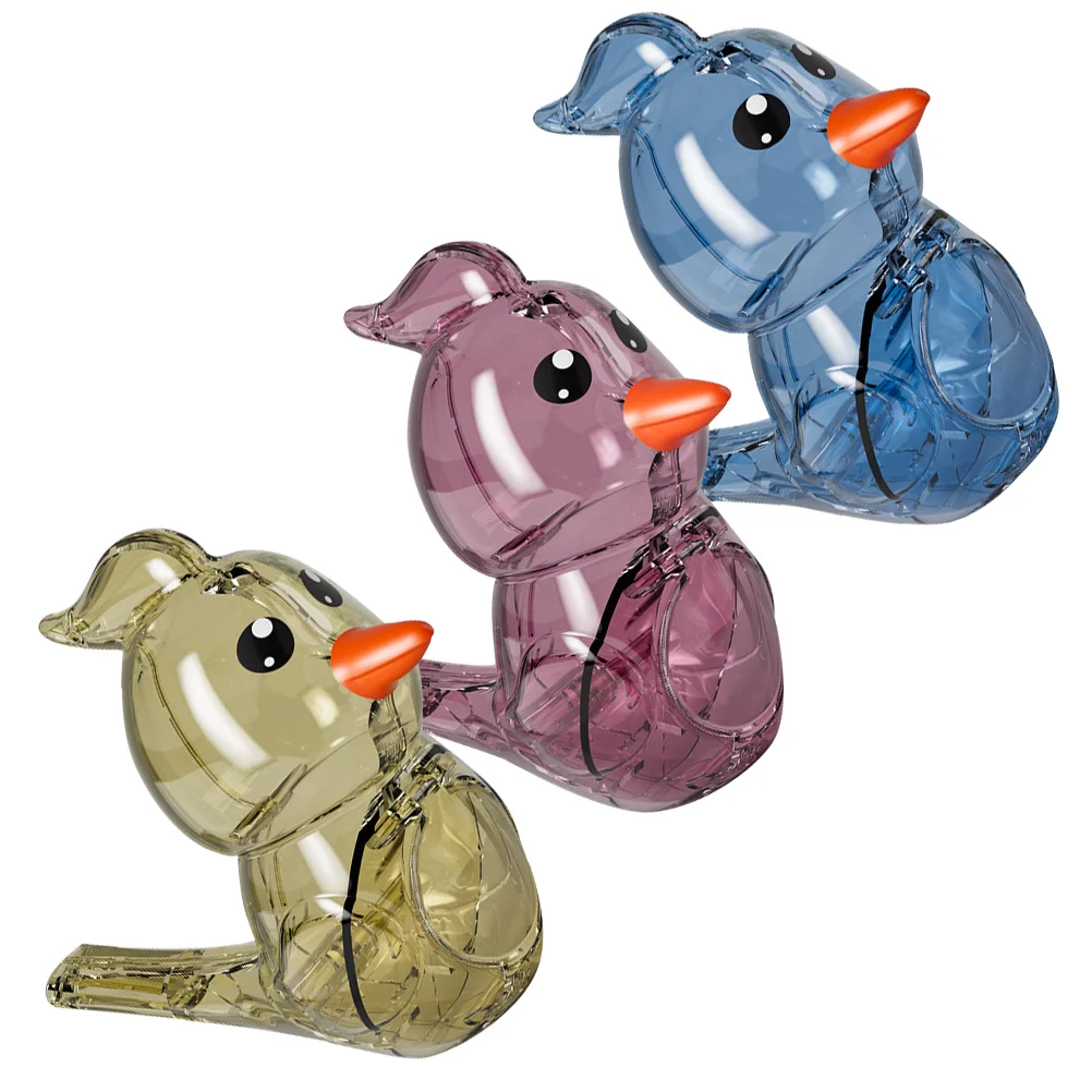 

3 Pcs Whistles Children's Toy Musical Instrument Cartoon Bird Funny For Party The Birds Shaped Colored