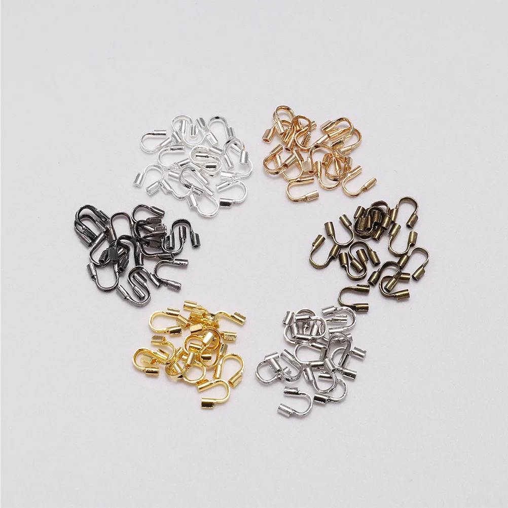 300 PCS Jewelry Positioning Tube DIY Making Parts Wire Protector Fixing Gemstone