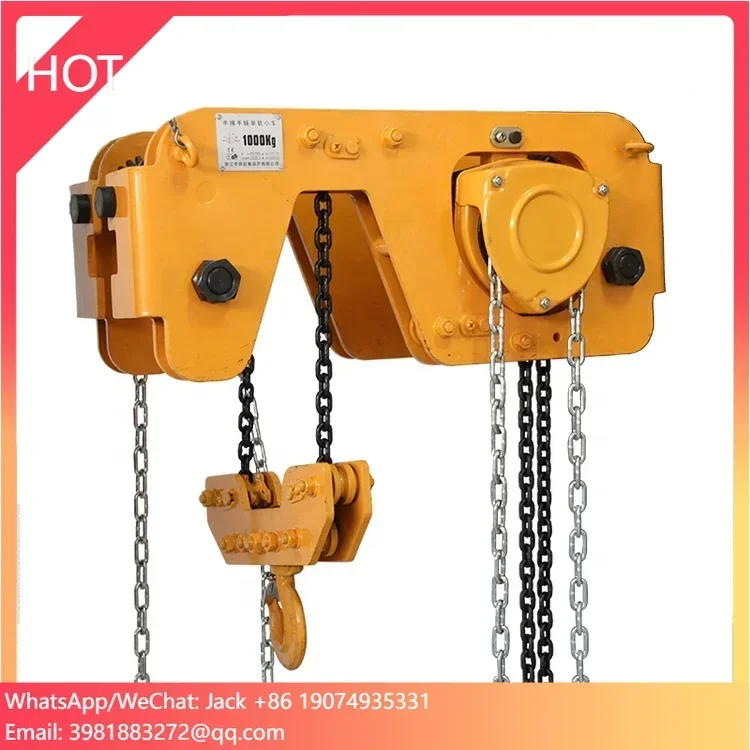 

Low Clearance Hand Hoist Manual Lifting Equipment Chain Slings For Lifting Loads Ultra Low Headroom Finite Space Use