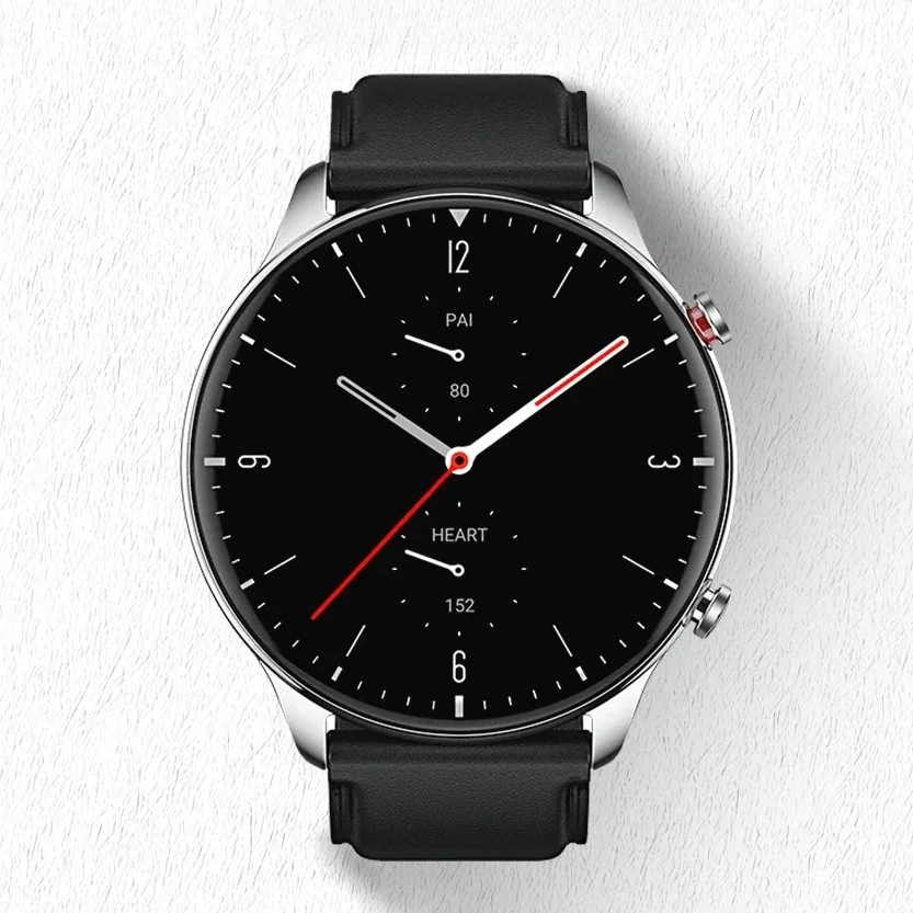 Montre connectée Amazfit GTR 2 pour hommes, GPS, 5 ATM, stockage intégré, compatible Android et iOS, 95 % neuve, reconditionnée, sans boîte