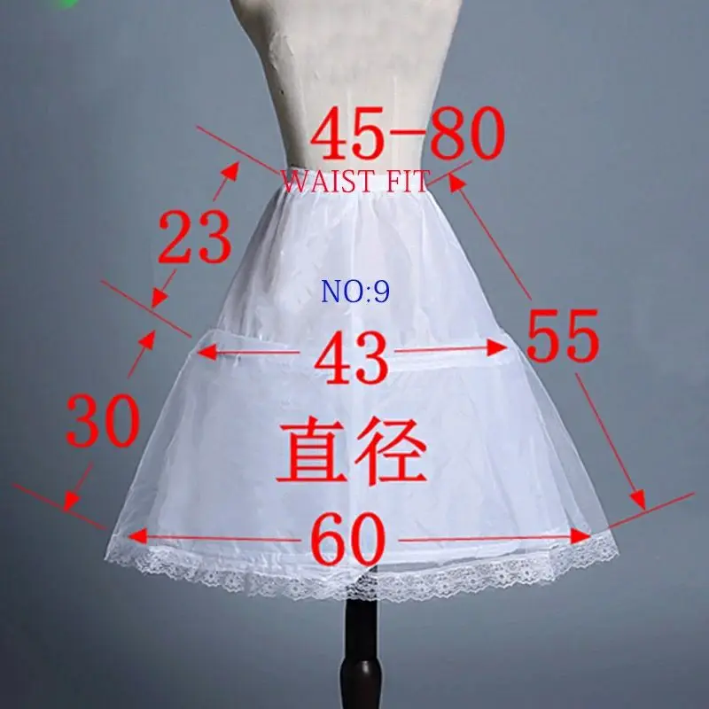 Muitos estilos flor meninas petticoat underskirt cosplay festa vestido curto jupon fille lolita ballet tutu saia enaguas sottogonna