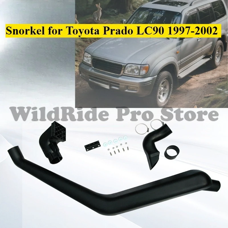 

Snorkel for Toyota Prado LC90 1997-2002 | Land Cruiser Petrol Waterproof Intake | Off-Road 4x4 Modification