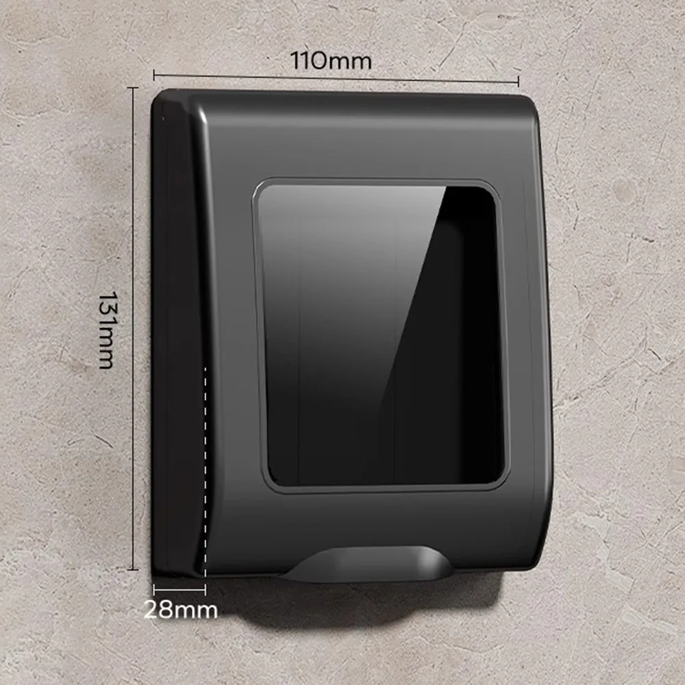 

86 Type Switch Protective Cover Waterproof Transparent Socket Protector Self-Adhesive Splash-Proof Plug Water Retaining Box