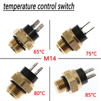 Electric Radiator Coolant Temperature Thermostat Switch Temp Sensor M14 65/75/80/85℃ For ATV Quad Motorcycle Accessories