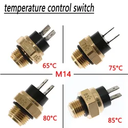 Electric Radiator Coolant Temperature Thermostat Switch Temp Sensor M14 65/75/80/85℃ For ATV Quad Motorcycle Accessories