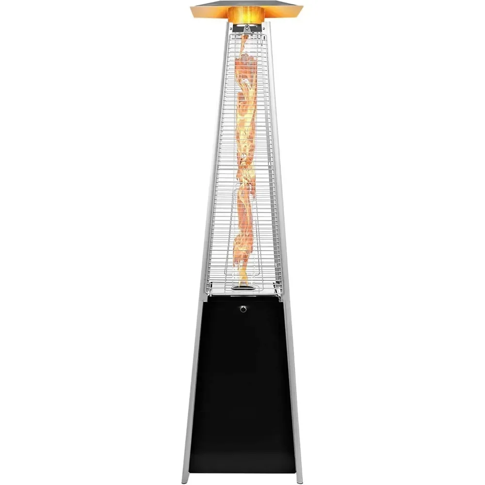 

Pyramid Patio Heater, 89.4-Inch Outdoor Propane Heater with Wheels 41000 BTU, Easy Assembly, Outdoor Heating for Garden