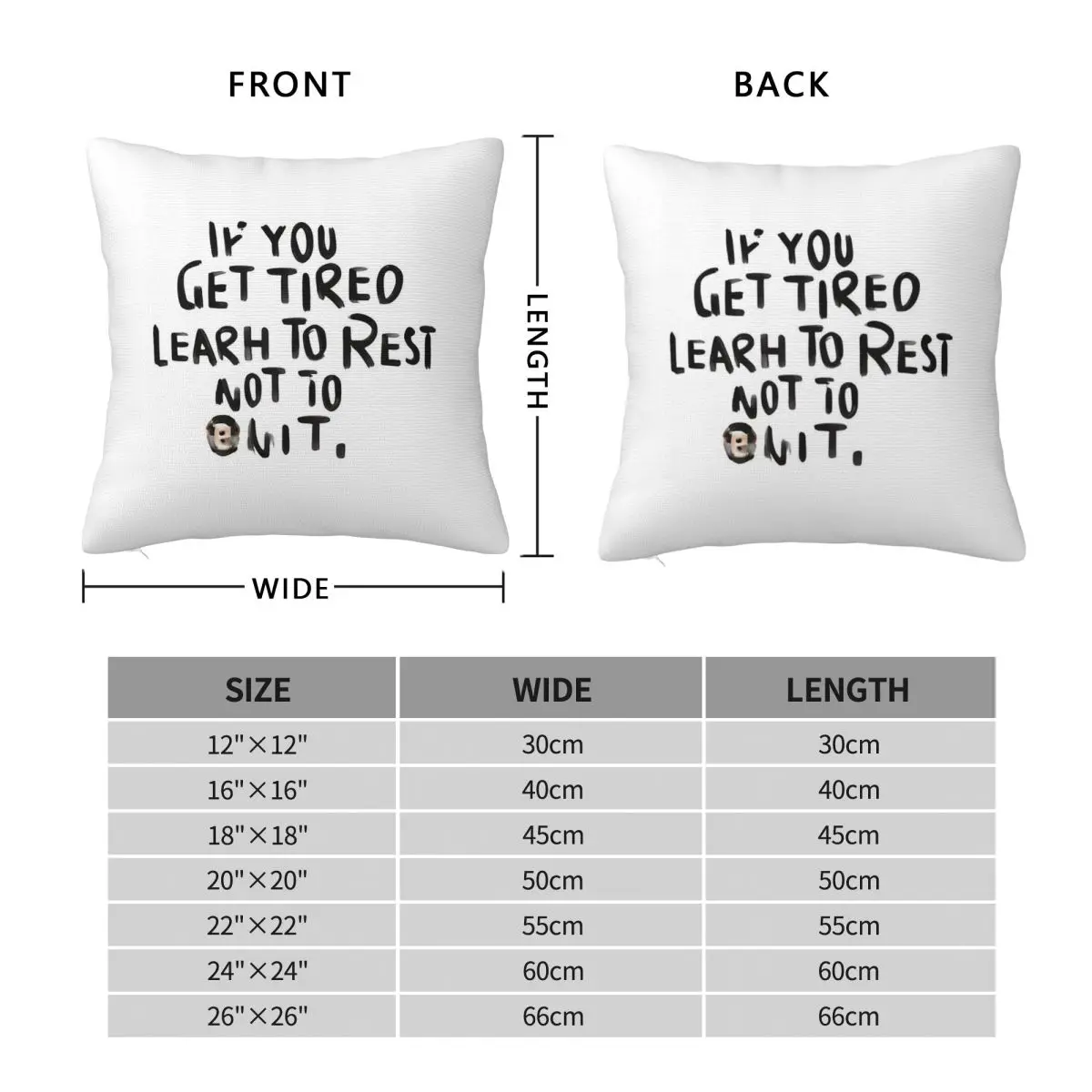 Banksy If You Get Tired Learn To Rest Not To Quit Pillowcase Polyester Linen Velvet Creative Decor Throw Pillow Cushion Cover