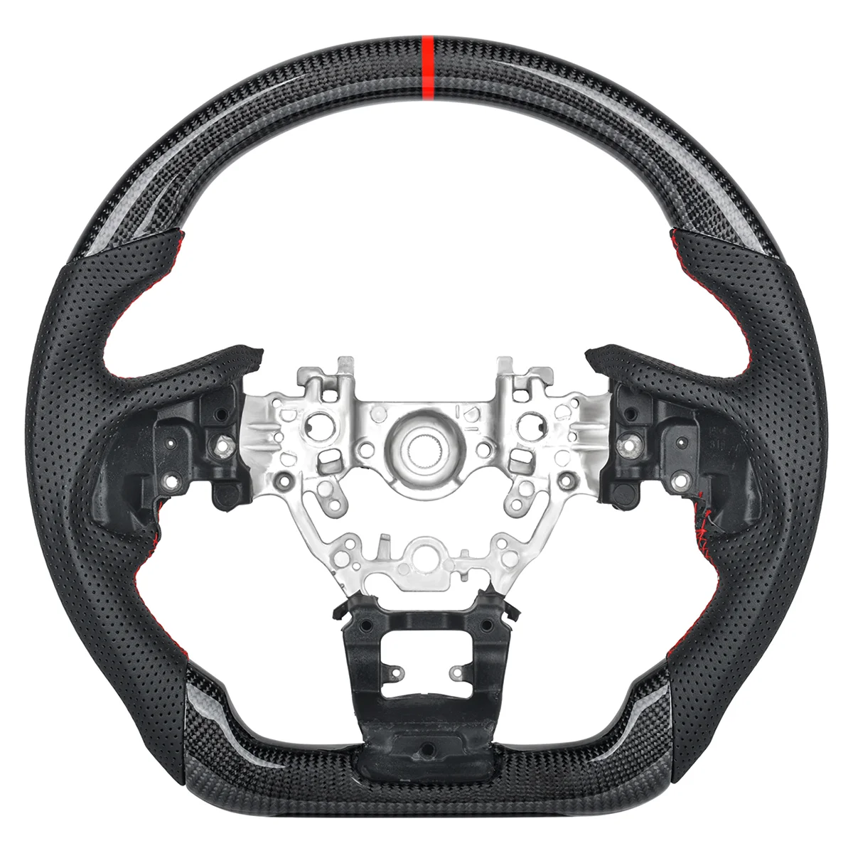 For Subaru  Forester Impreza  2020 2021 2022 2023 2024 WRX Legacy 2023 2024Real Carbon Fiber Steering Wheel