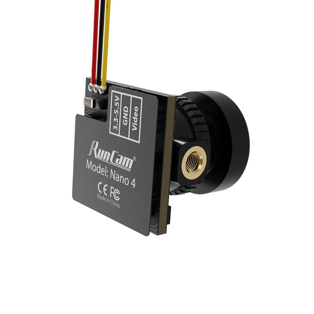 RunCam Nano4 1/3” 800TVL CMOS FPV กล้อง Tiny whoop กล้อง Nano ขนาด 14*14