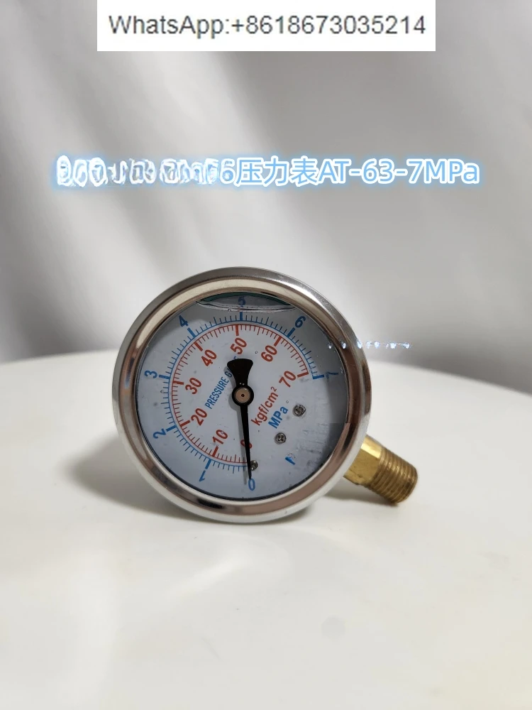 Stainless steel seismic pressure gauge DT/AT-63-5MPa 7MPa 10 15 25