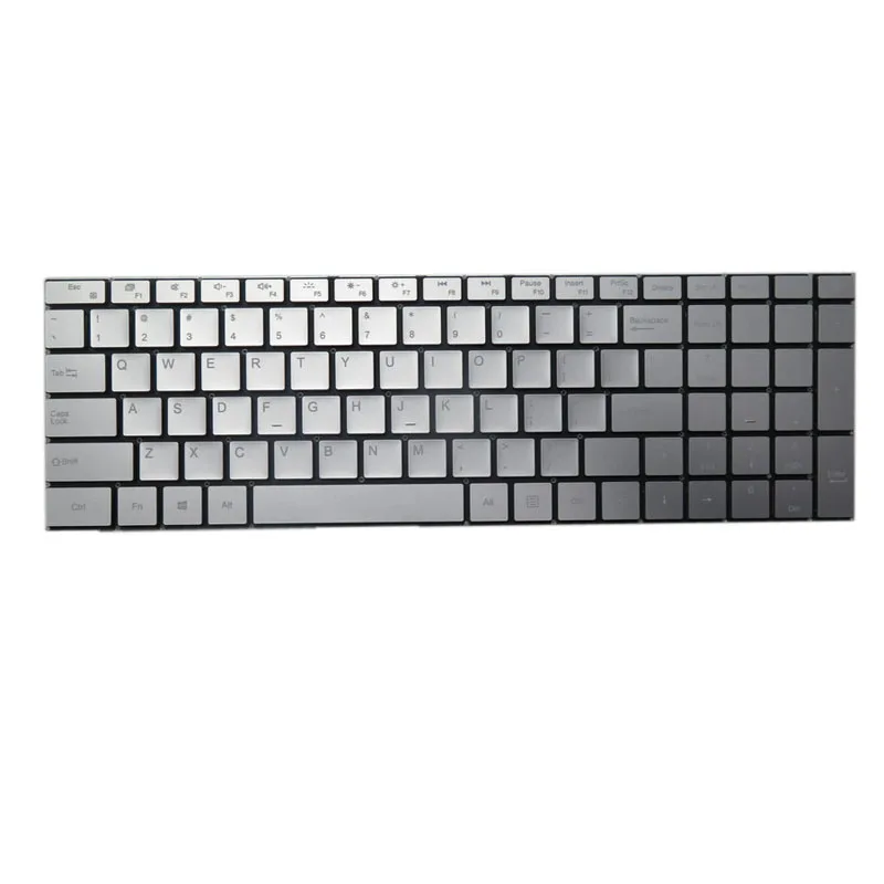 Imagem -02 - Teclado Retroiluminado do Portátil sem Moldura Mb3501005 F0006005 Xk-hs109 Inglês us Prata Novo