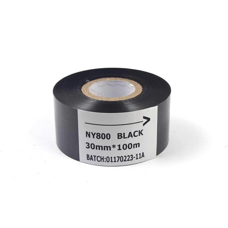 Thermal printer ribbon ink thermal transfer ribbon round black belt Code tape NY800