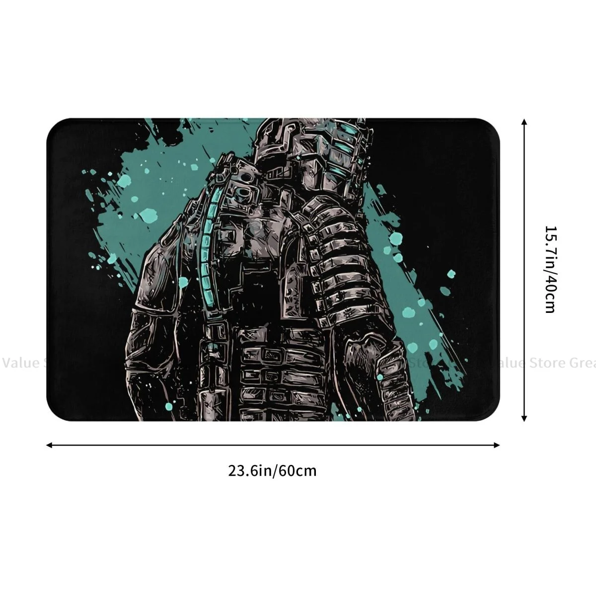 Dead Space Game Bath Non-Slip Carpet Isaac Clarke Bedroom Mat Entrance Door Doormat Floor Decor Rug