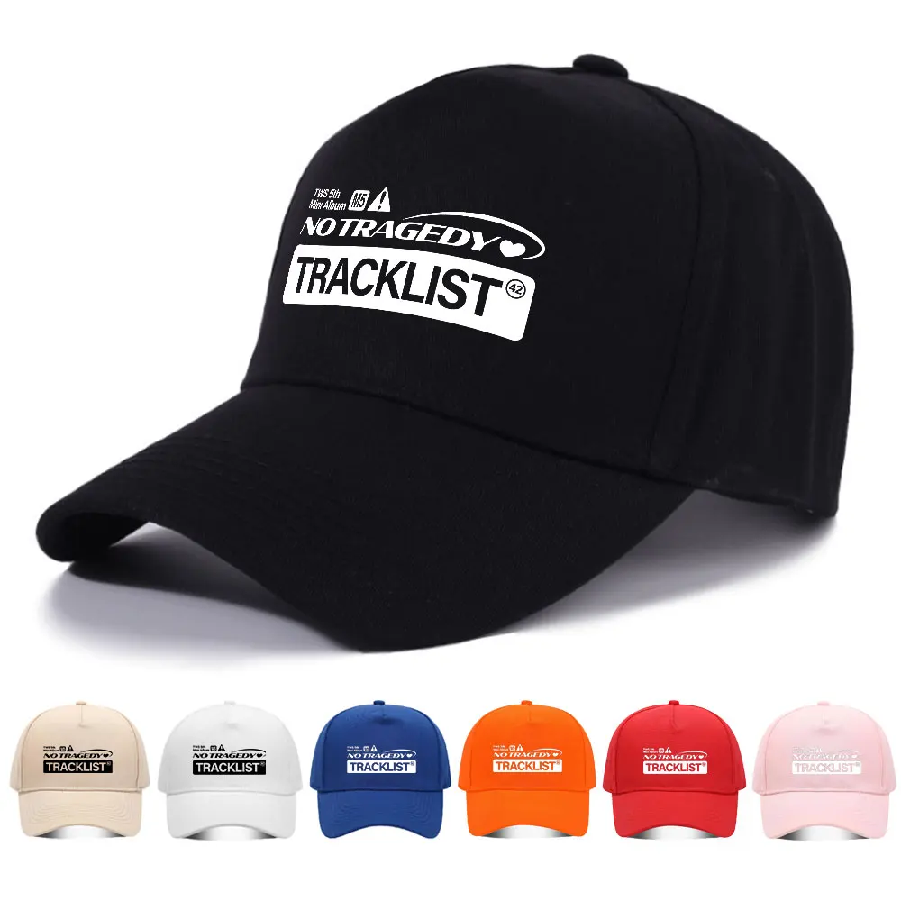 Unisex Kpop TWS 5th Mini Album NO TRAGEDY 100% Cotton Classic Streetwear Baseball Cap Adjustable Snapback Printed Design